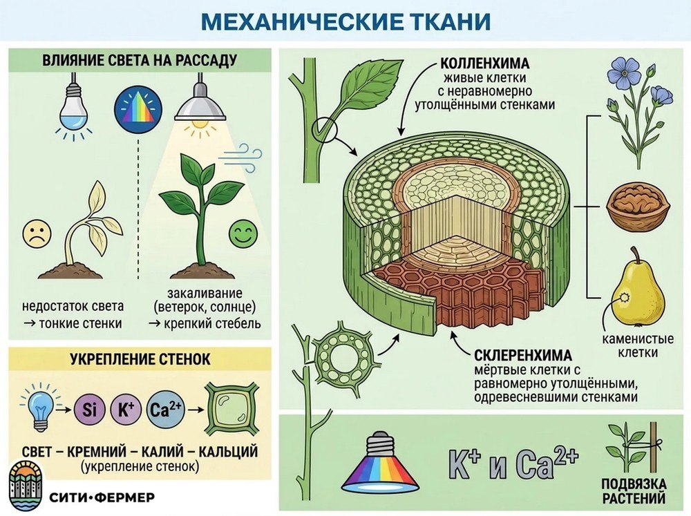 Механические ткани растений