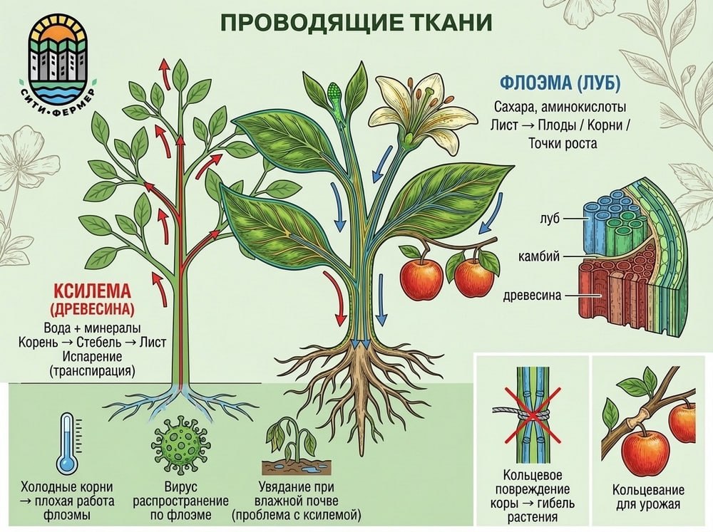 Проводящие ткани растений