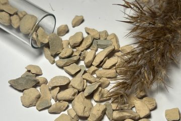 вид сверху на цион, рассыпанный на столе