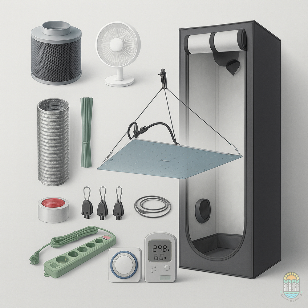 гроубокс с комплектом оборудования