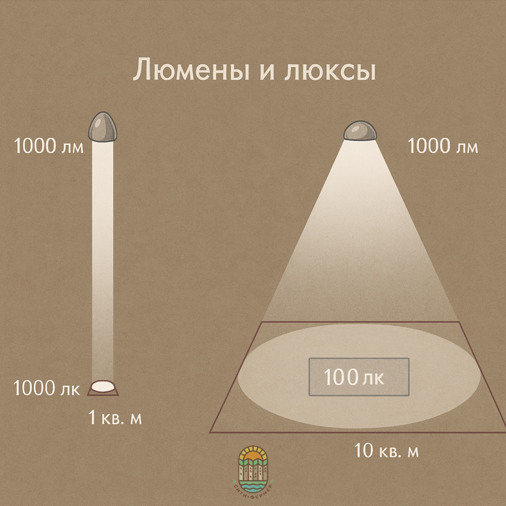 люмены и люксы