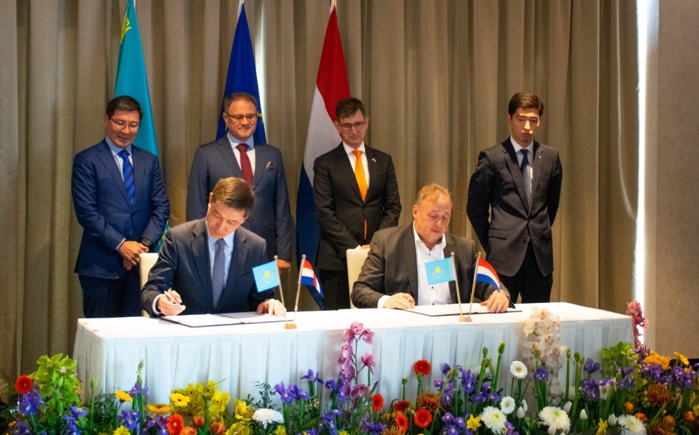 Подписание меморандумов между Казахстаном и Нидерландами