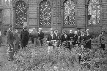 городской огород в блокадном Ленинграде