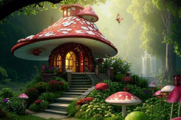Сказочный грибной домик