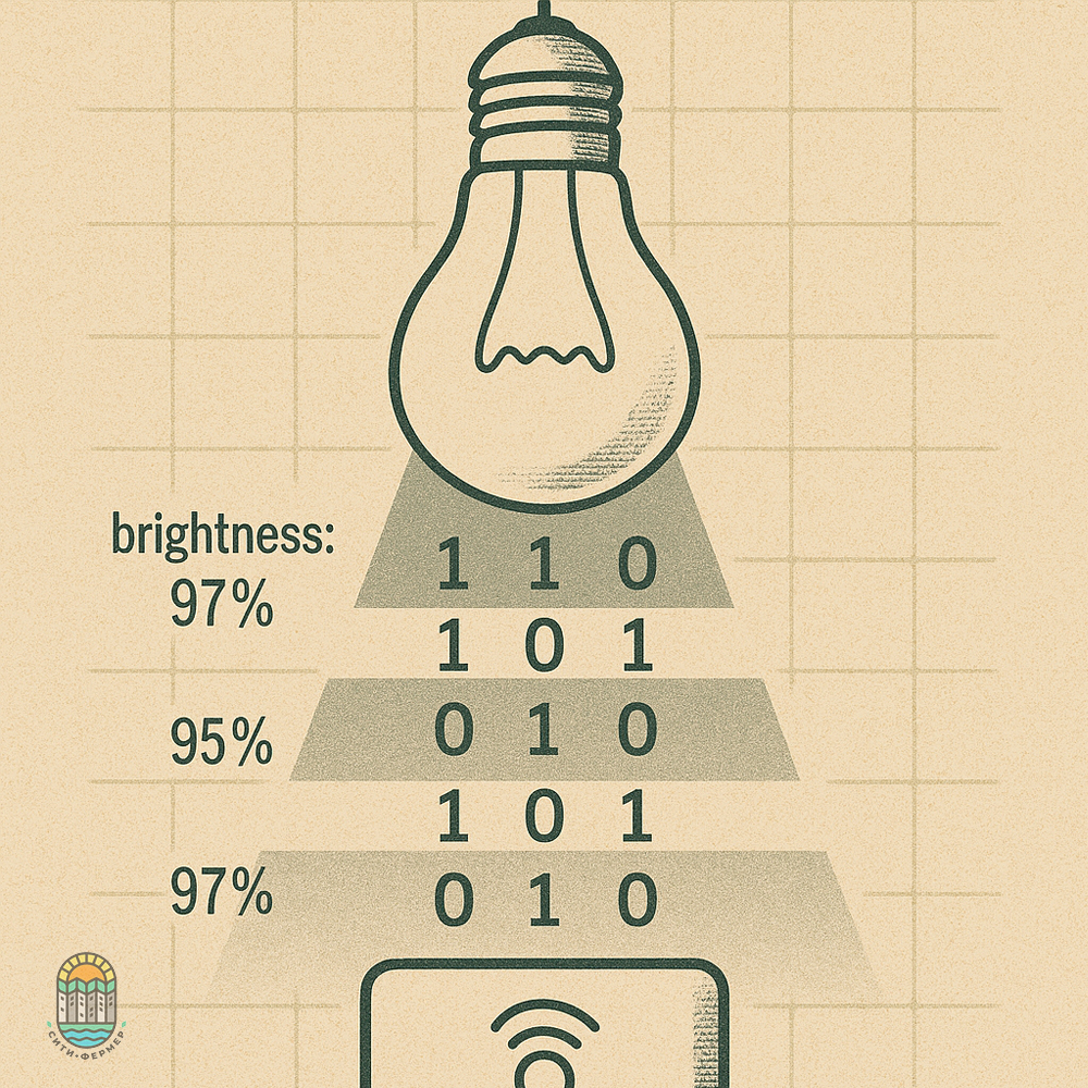 Li-Fi-лампы в растениеводстве