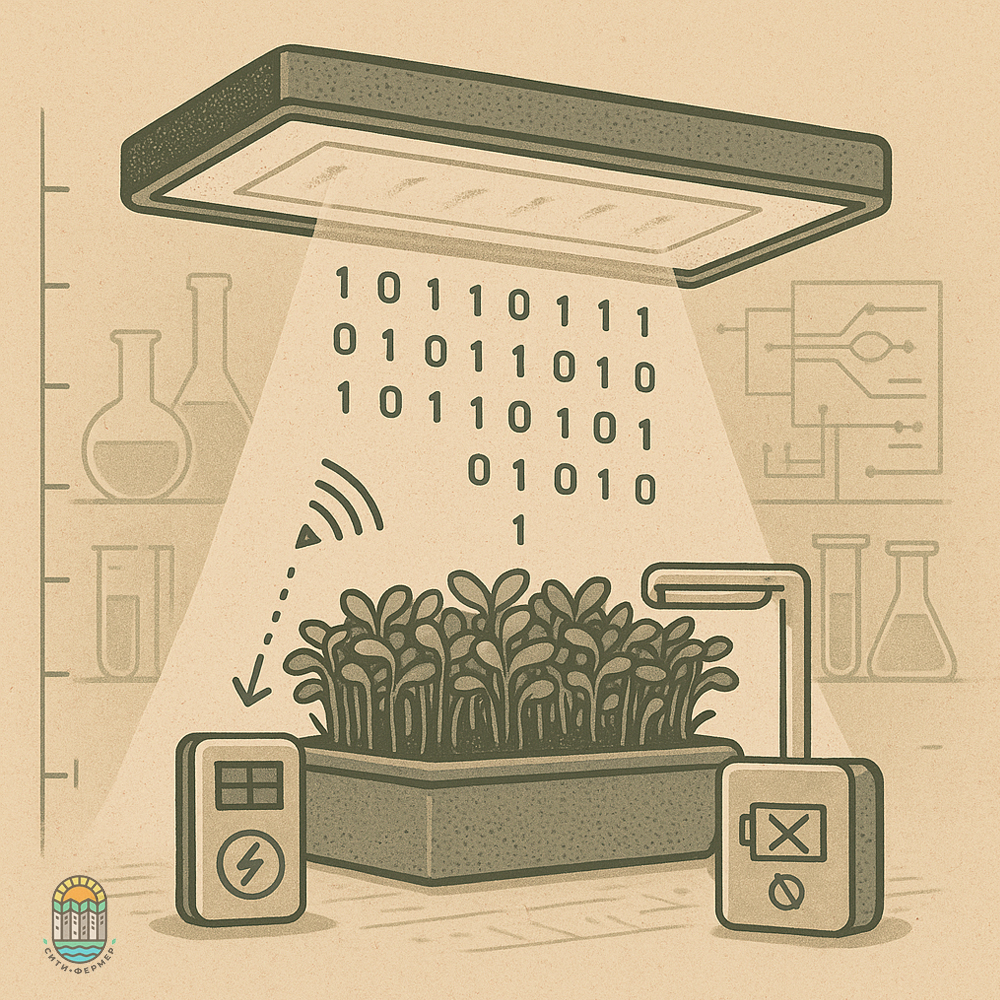 Li-Fi-лампы в растениеводстве