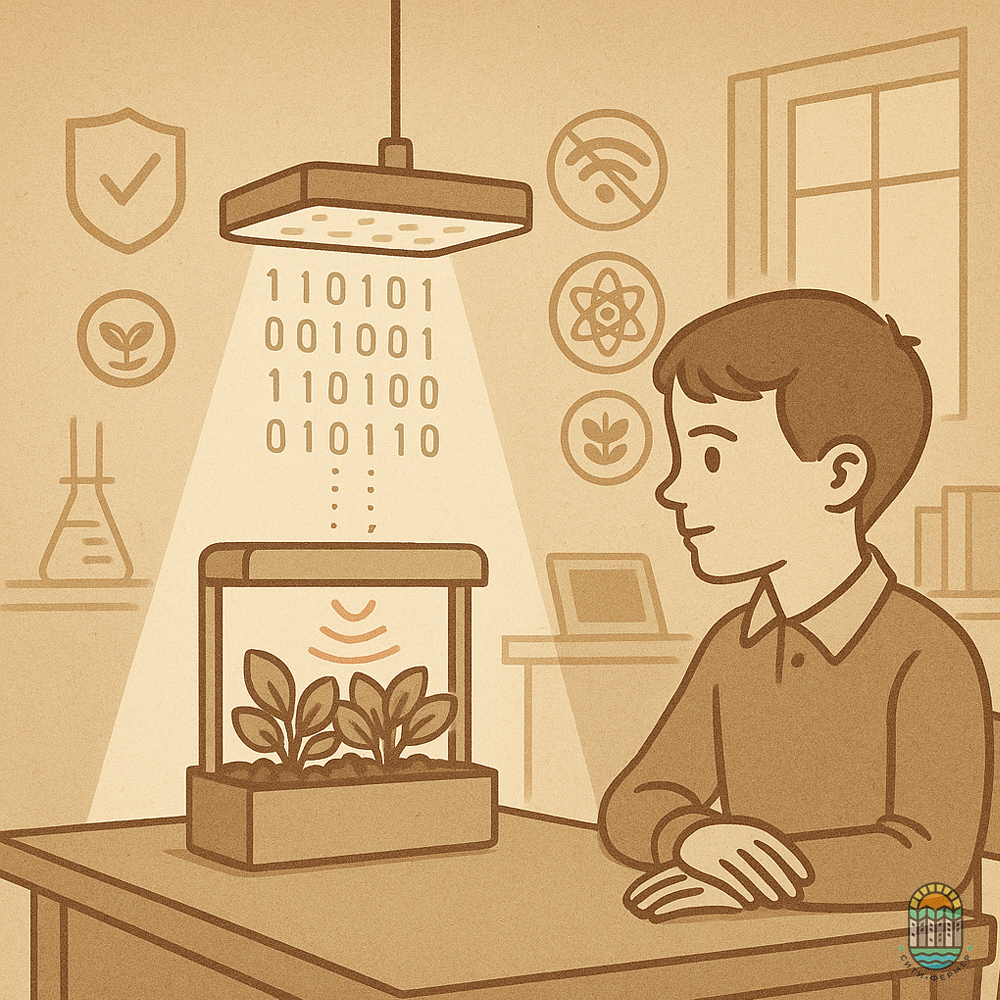 Li-Fi-лампы в растениеводстве