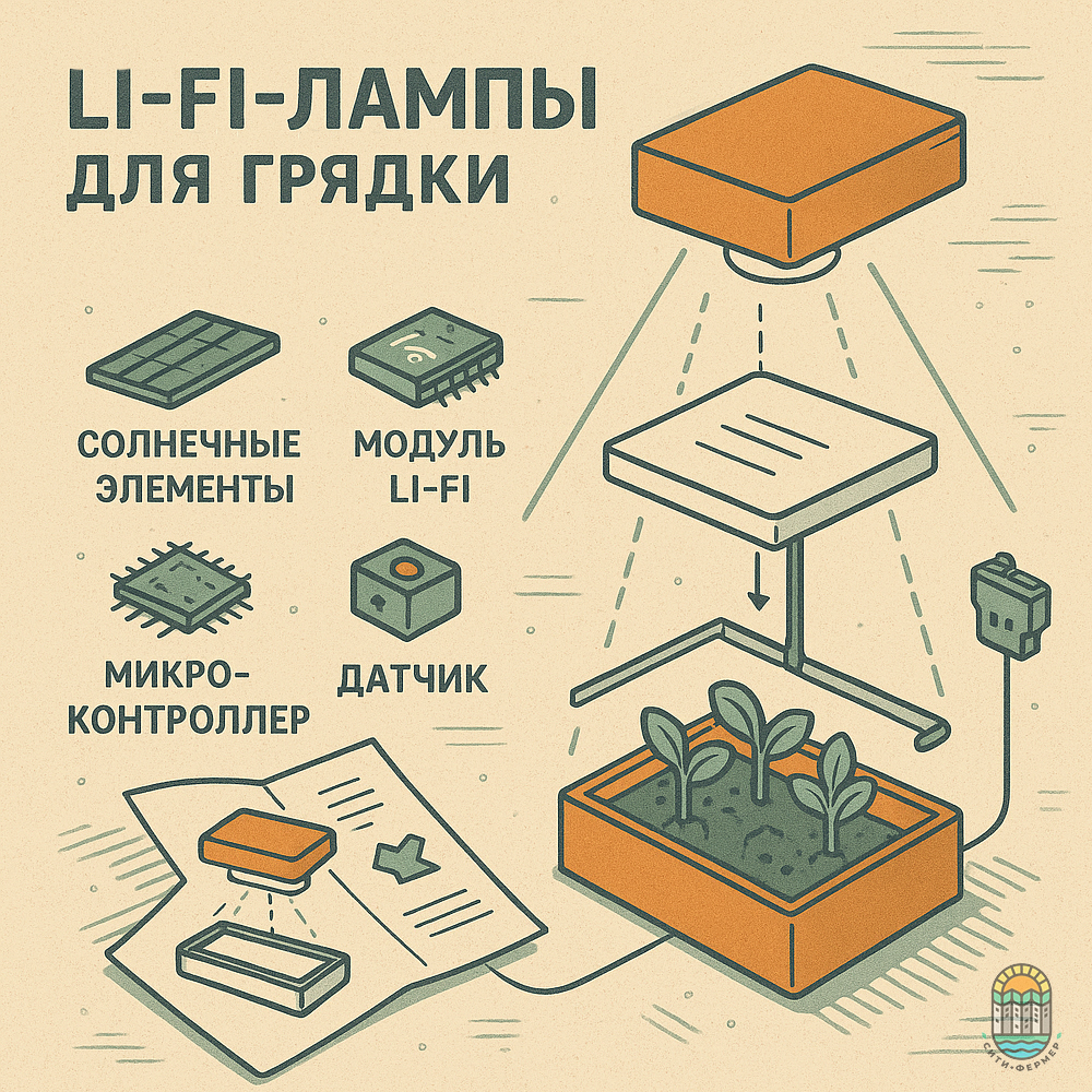 Li-Fi-лампы в растениеводстве