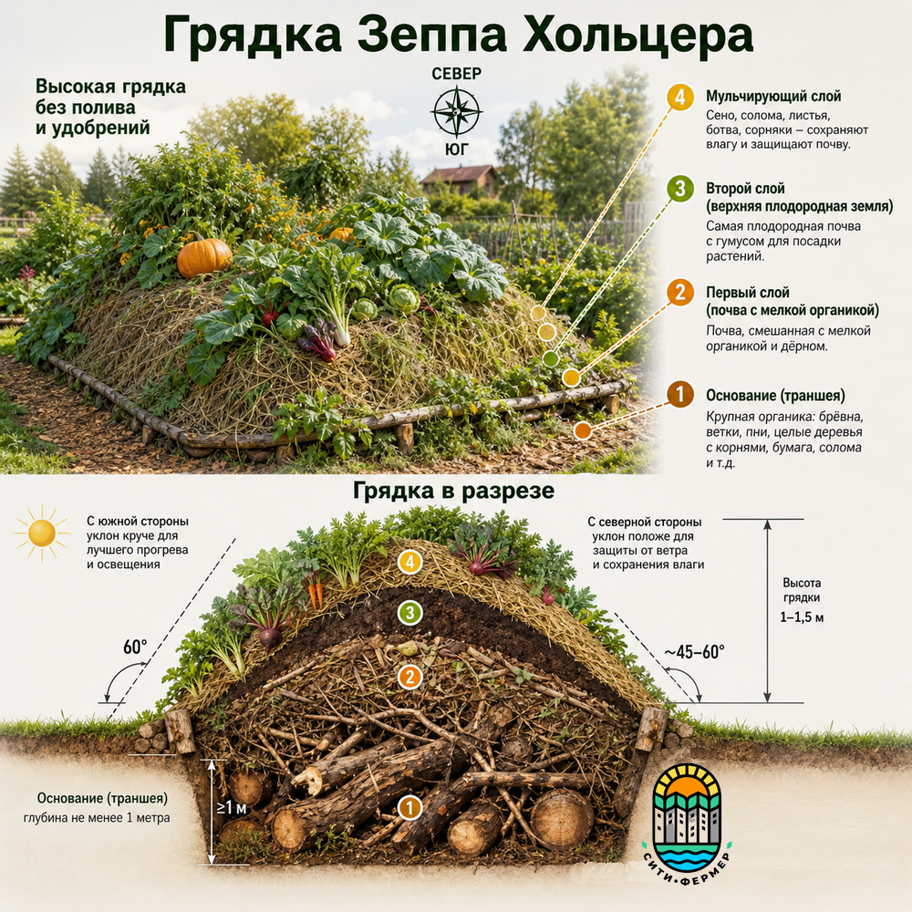 Грядка Зеппа Хольцера